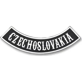 Nášivka Moto nášivka Czechoslovakia Rocker - XXL na záda