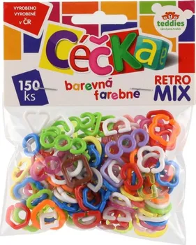 Teddies Céčka barevná retro mix 150 ks