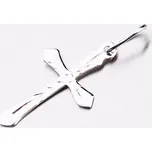 Přívěsek bílé zlato 585 křížek 327-1134