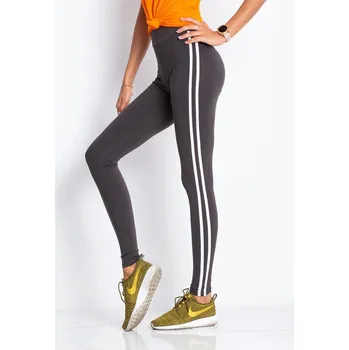 Dámské legíny Dámské tmavě khaki leopardí legíny FPrice, XL i523_2016102292517