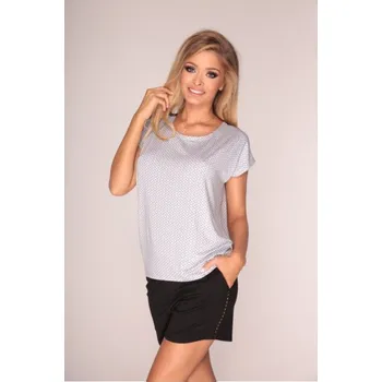 Dámské oblečení Pyžamo pro ženy 43K2A Rebecca - De Lafense, tmavě šedá XL i10_P23762_1:1220_2:93_