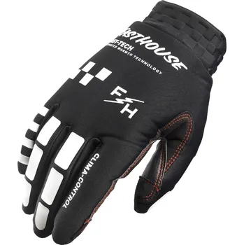 Moto rukavice Fasthouse Toaster Glove Black White Velikost: XL