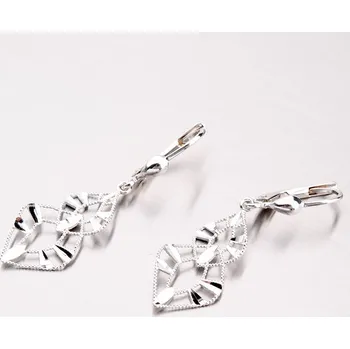 Náušnice Dámské náušnice bílé zlato 585 visací 42-31182