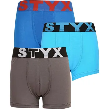 3PACK Dětské boxerky Styx sportovní guma vícebarevné (3GJ10379) 6-8 let Možnost vrácení zboží ZDARMA do 120 dnů!