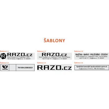 RAZO Štoček do razítka 75 x 15 mm (S-832; S-832T; 4918; Printer 25)