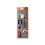 Souprava pro ostření pilových řetězů Bahco, 4,8 mm (32271062) (Originální sada pro jednoduché broušení řetězů s roztečí .325". Vhodné pro broušení řetězů Oregon 95VPX; 20, 21, 22BPX; 20, 21, 22LPX; M20, M21, M22LPX.)