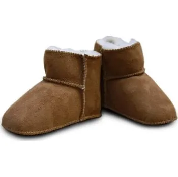 Capáčky Eisbärchen capáčky kožešinové na suchý zip - Camel, vel. 18/19