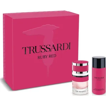 Kosmetická sada Trussardi Ruby Red Vánoční Set - EDP 60 ml + tělová emulze 125 ml Dárková sada