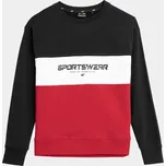 4F 4FJAW23TSWSM630 DEEP BLACK Dětská mikina EU 164