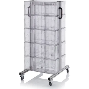 paleta Systémové přepravní podvozky pro vyklápěcí boxy 69 x 68 x 134 cm - materiál: Aluminium / Stahl / Kunststoff / MPX - SK.T.3