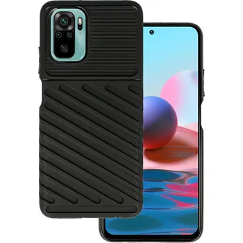 Pouzdro na mobilní telefon Pouzdro Thunder pro Xiaomi Redmi Note 10/Note 10S/Poco M5S Black