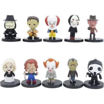 Figurka Figurky z hororů s podstavcem 10 ks