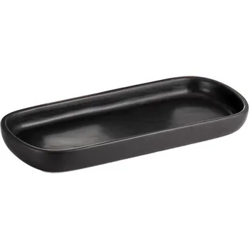 BISK Erga Nero, keramický podnos pro postavení 25,7x11,5 cm, černé matná, ERG-08141