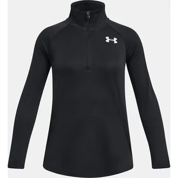 Dívčí tričko Dívčí tričko Under Armour Tech Graphic 1/2 Zip 1379532-001 Černá YSM
