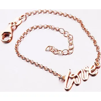 Náramek Dámský náramek stříbro 925 nápisem love B1803477-0019-SLX délka 20 cm