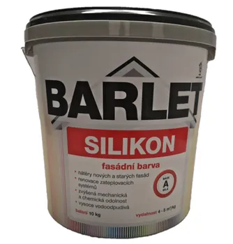 Fasádní barva Barlet Silikon V4018 bílá 10 kg