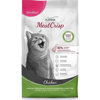 Krmivo pro kočku Platinum MeatCrisp Cat Adult Sterilised Chicken