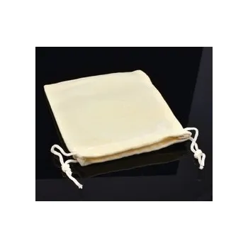 Dárková taška Sametový pytlík krémový