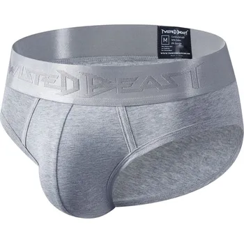 Slipy Slipy Twisted Beast Phantom Brief šedé S, pánské bavlněné slipy