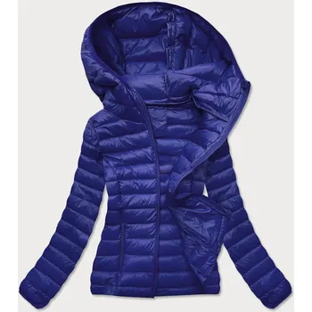 Dámská bunda Tmavě modrá prošívaná bunda pro ženy 1JV02 J.STYLE, odstíny modré S (36) i392_17566-46