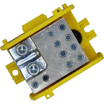 Rozvaděč ELEKTRO BEČOV Blok DTB 70/10x16 distrib. žluto-zelený UB7016.24