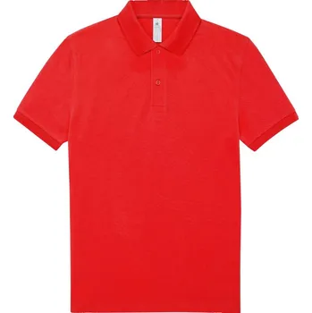 Pánské tričko B&C Pánská pique polokošile My polo 180 Barva: Červená, Velikost: L