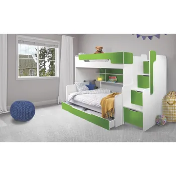 Postel Patrová postel Harry 3 zelená