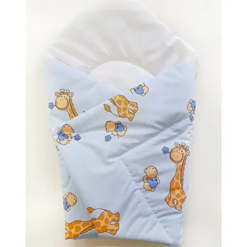 Polštář Zavinovačka - Žirafa modrá