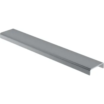 Zábradlí ONLEVEL SKYFORCE - ochranný profil hrany skla antracit Varianta: pro sílu skla 12-13,5 mm; délka 1000 mm