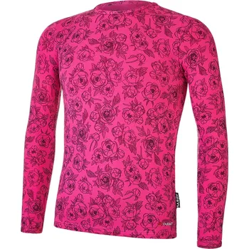 LITTLE ANGEL tričko smyk DR TISK Outlast® růžová pivoňky vel. 134 cm