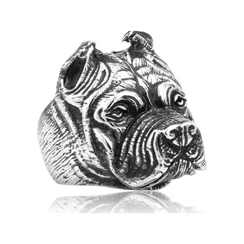 Prsten Ocelový prsten americký pitbulteriér