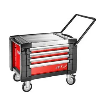 Elektrická zásuvka FACOM Pojízdná skříňka JET+3 se 4 zásuvkami červená JET.CR4M3