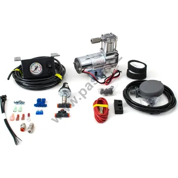 Kompresor KIT Trend - jednookruhové ovládání a měření, obsahuje hlídání min. tlaku