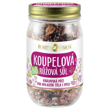 Koupelová sůl Purity Vision Růžová koupelová sůl (400 g)