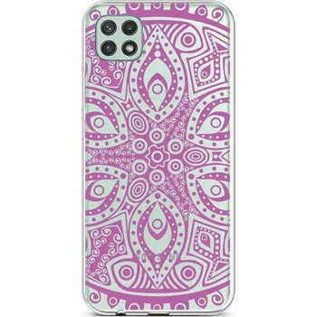 Pouzdro na mobilní telefon Kryt Samsung A22 5G silikon Violet Mandala (obal neboli pouzdro na Samsung A22 5G)