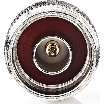 Elektrická zásuvka Nedis SMA Adaptér | SMA zástrčka | N Zástrčka | Pozlacené | 50 Ohm | Přímý | Měď | Stříbrná / Zlatá | 2 kusů | Box