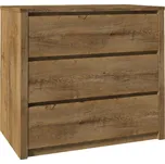 Komoda MONTANA K3S, Dub Lefkas