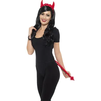 Karnevalový doplněk Luxusní sada pro čertice