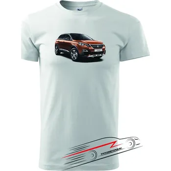 Pánské triko s motivem 067 Peugeot 3008