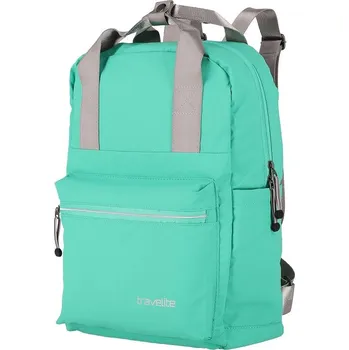 Městský batoh Travelite Basics Canvas Backpack barva: Green