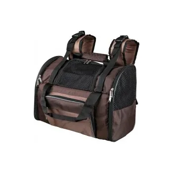 Taška pro psa a kočku Transportní batoh SHIVA, hnědá/béžová