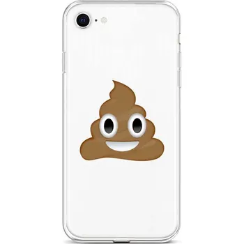 Pouzdro na mobilní telefon Kryt iPhone SE 2022 silikon Poo (obal neboli pouzdro na iPhone SE 2022)