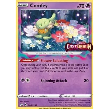 Karetní hra Pokémon SWSH242 Comfey - Black Star Promos