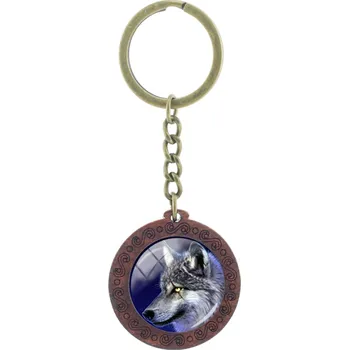 Klíčenka vlk (31) (Přívěšek na klíče vlk)