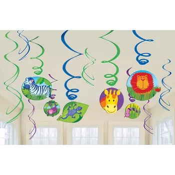Party dekorace Barevná zvířátka na zavěšení