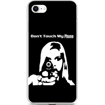 Pouzdro na mobilní telefon Kryt iPhone SE 2022 silikon Don´t Touch Gun (obal neboli pouzdro na iPhone SE 2022)