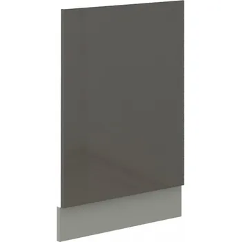 Kuchyňská skříňka Kuchyňská dvířka Garid ZM 570x446 šedý lesk/šedá
