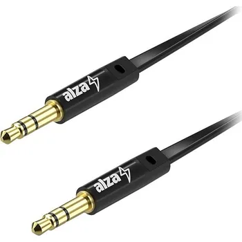 Kabel Alzapower FlatCore Audio 3.5mm Jack (M) to 3.5mm Jack (M) 1.5m černý