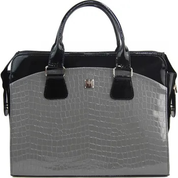 Kabelka PUNCE LC-01 šedá dámská kabelka pro notebook do 15.6 palce