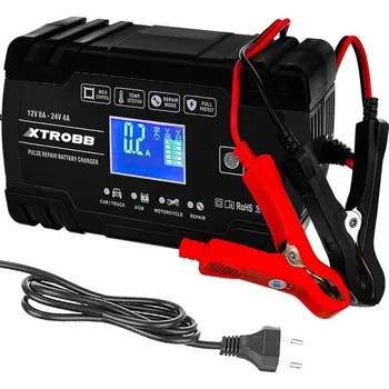 Nabíječka autobaterie Naturzon Výkonná autonabíječka na baterie 12/24V, 6 - 150 Ah, 8A